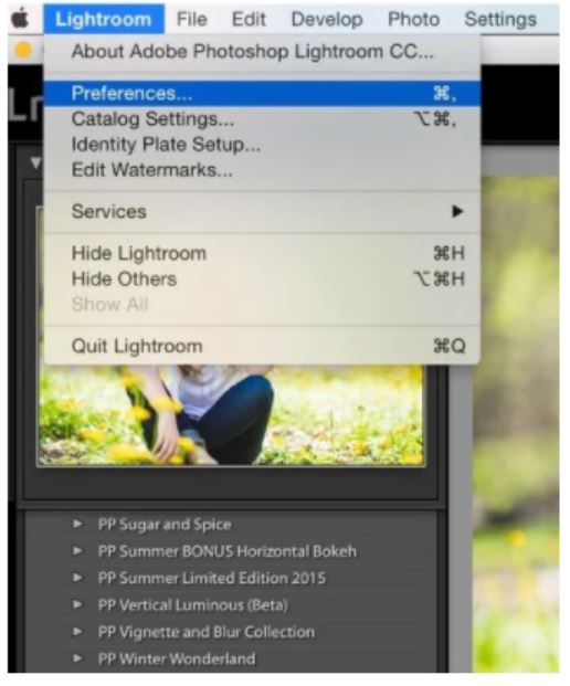 how to update lightroom mac